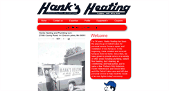 Desktop Screenshot of hanksheating.com